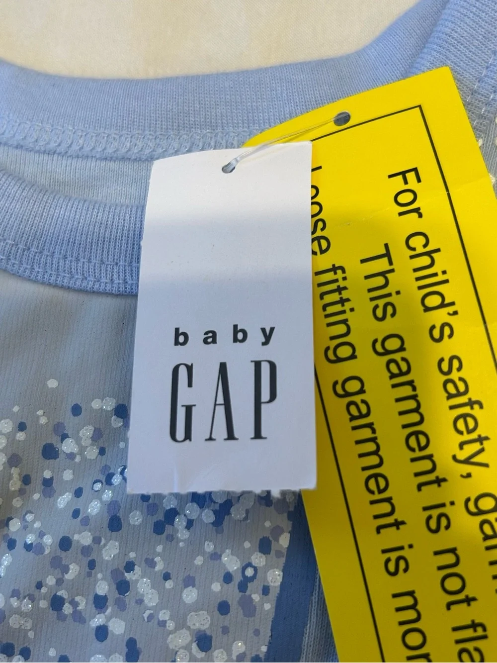 BabyGap Disney Frozen Princess Pajama 4 Year Blue Organic Cotton PJ Set Baby Gap